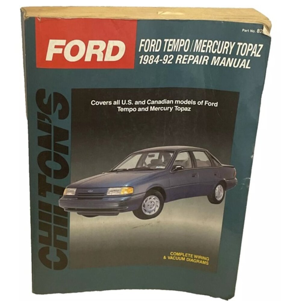 Chilton FORD TEMPO Mercury Topaz 1984 - 1992 Repair Guide Manual 8271
